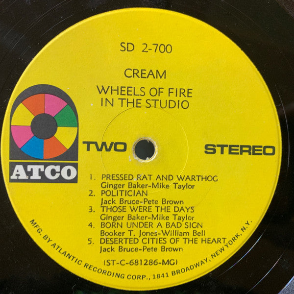 Cream - Wheels Of Fire (2xLP) (Near Mint (NM or M-)) USED