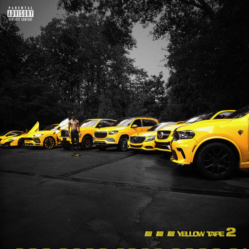 Key Glock - Yellow Tape 2 (Canary Yellow) 2LP (Explicit Lyrics, Colored Vinyl, Yellow)