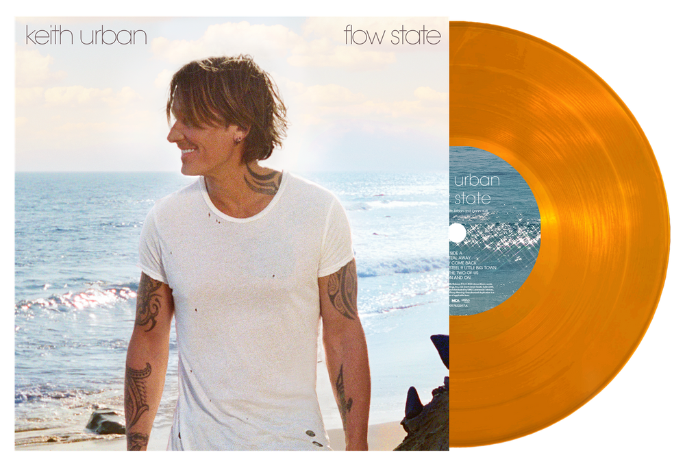 Keith Urban - flow state LP (Translucent Orange) (Preorder: Ships July 10, 2026)