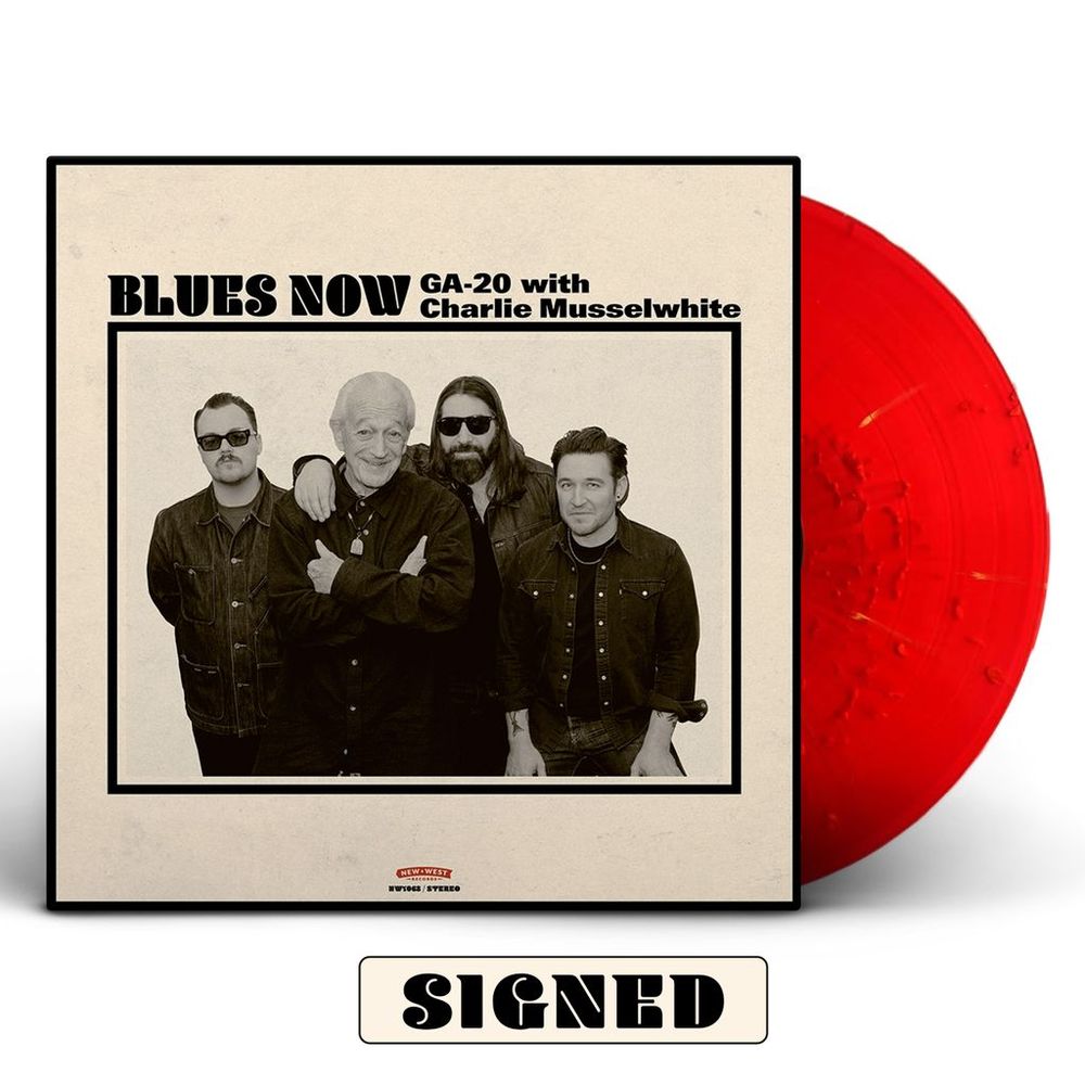 GA-20 - Blues Now LP (Indie Exclusive Red Splatter - Autographed Insert) (Preorder: Ships July 31, 2026)