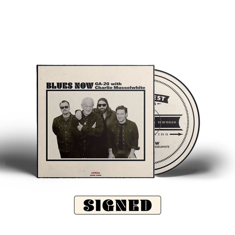 GA-20 - Blues Now CD (Indie Exclusive - Autographed Cover) (Preorder: Ships July 31, 2026)