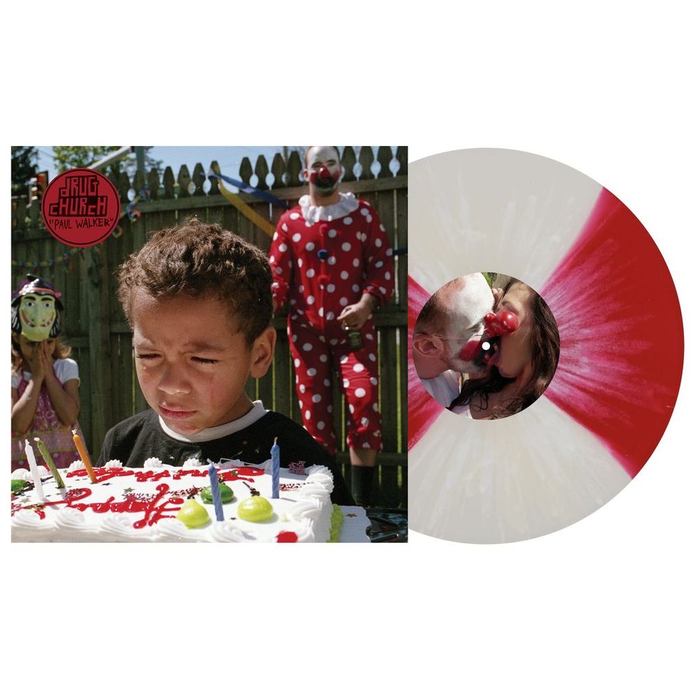 Drug Church - Paul Walker LP (Indie Exclusive Milky Clear/Red Quad w/ White Splatter) (Preorder: Ships June 5, 2026)