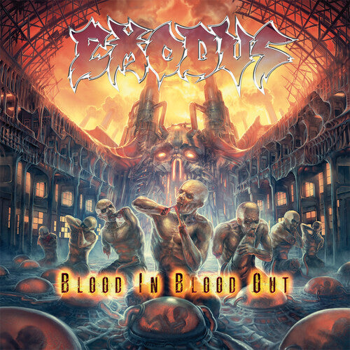 Exodus - Blood in Blood Out 2LP (10th Anniversary Edition, Clear Gold Black Splatter Colored Vinyl, Gatefold Lp Jacket)
