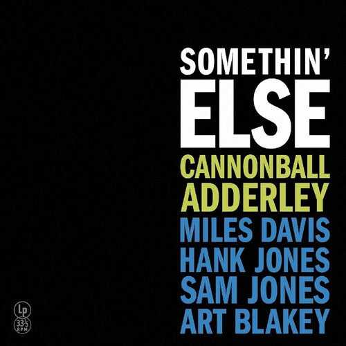 Cannonball Adderley - Somethin' Else LP (Colored Vinyl, Yellow)