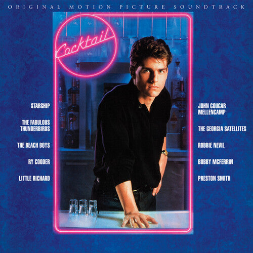 Cocktail (Original Motion Picture Soundtrack) LP (Clear Vinyl, Blue)