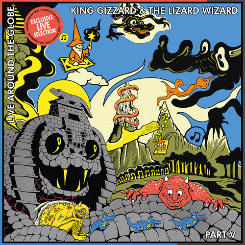 King Gizzard and the Lizard Wizard - Live Around The Globe: Part V LP (Colored Vinyl)