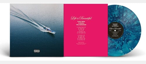 Larry June - Life Is Beautiful LP (Indie Exclusive, Blue Ghostly Colored Vinyl, Limited Edition)