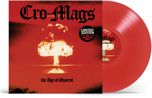 Cro-Mags - The Age Of Quarrel LP (Clear Red Vinyl)