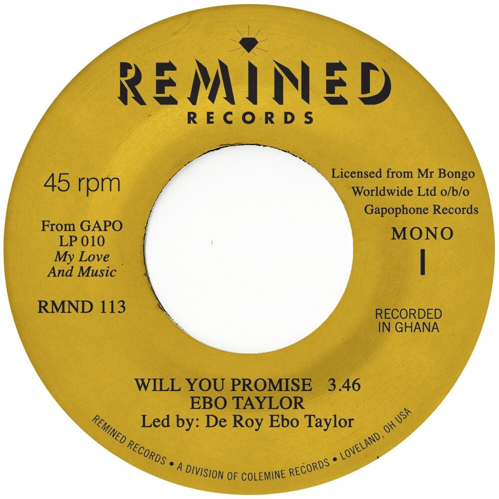 Ebo Taylor - Will You Promise / Maye Omama 7"