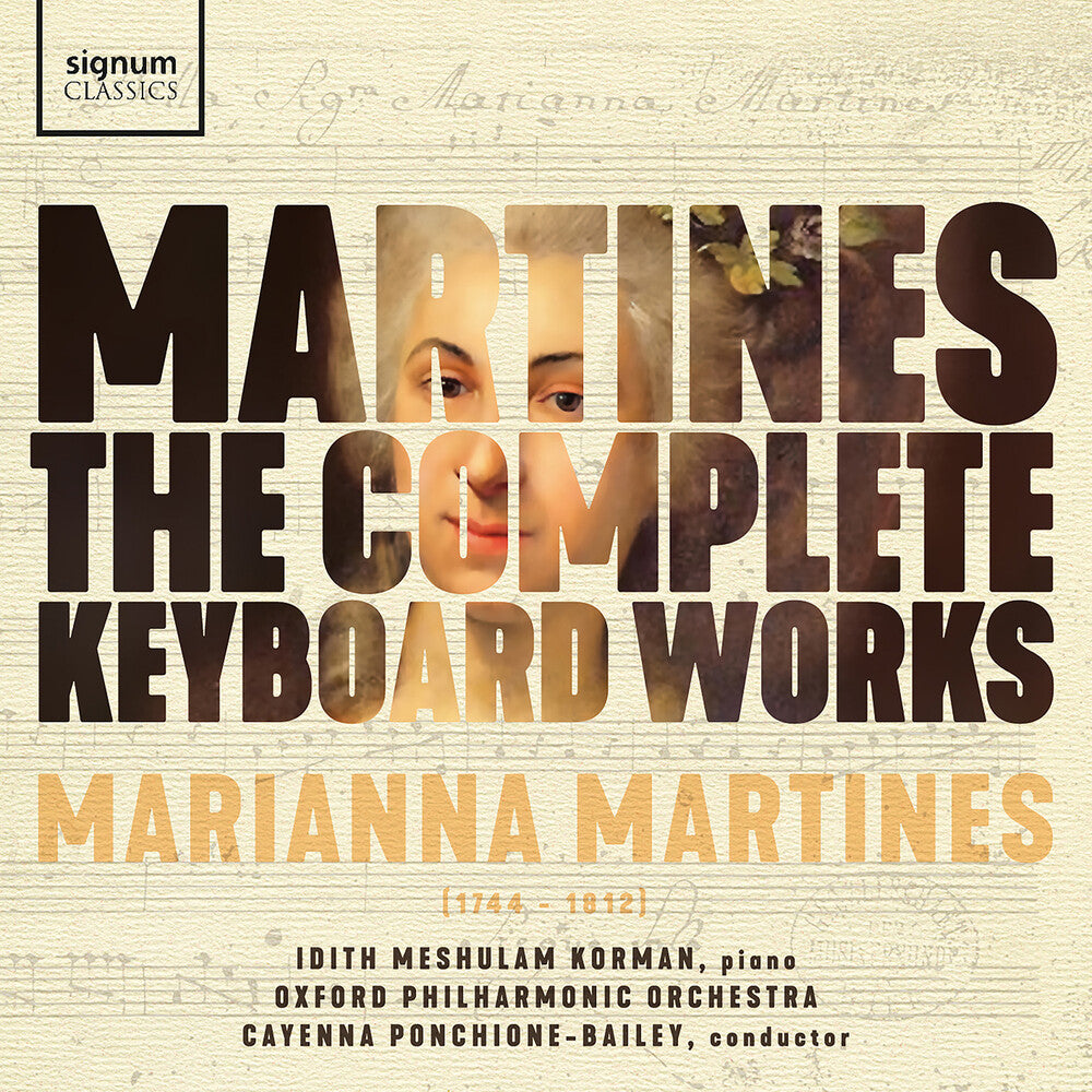 Idith Korman Meshulam - Martines: Complete Keyboard Works CD