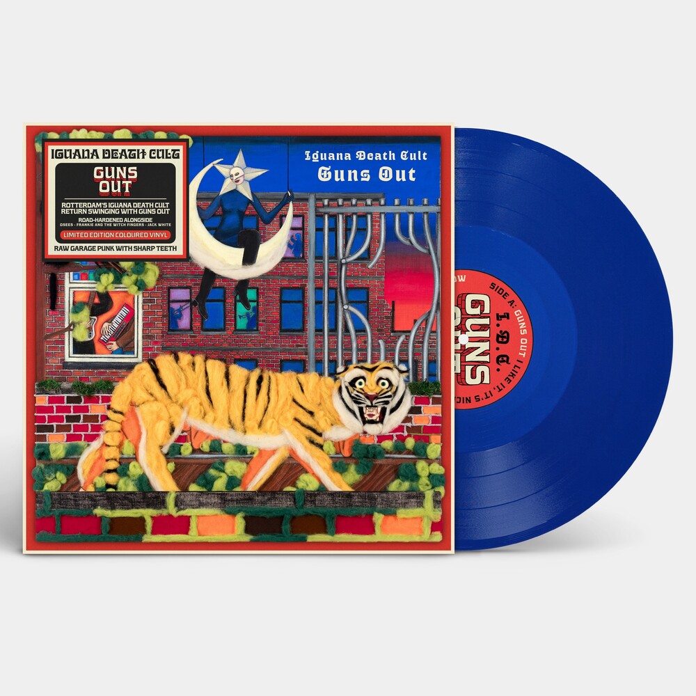 Iguana Death Cult - Guns Out LP (Deep Ocean Blue Limited Edition)