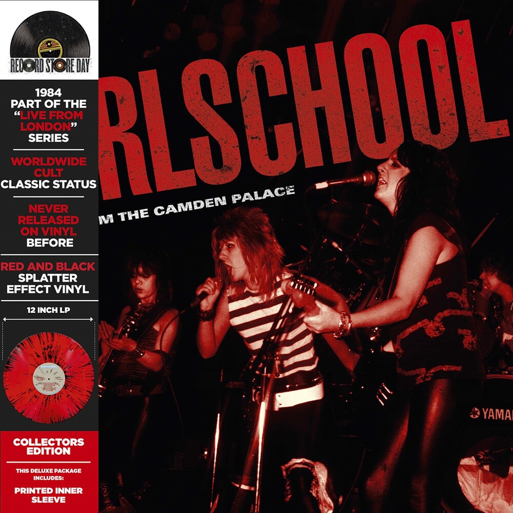Girlschool - Live From The Camden Palace LP (Red - Deluxe)