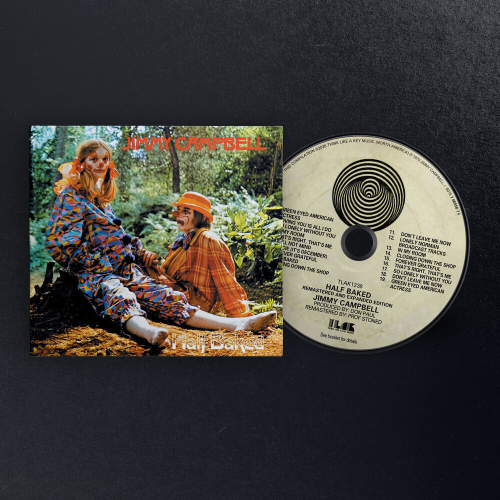 Jimmy Campbell - Half Baked CD (With Booklet, Remastered, Digipak, Reissue)