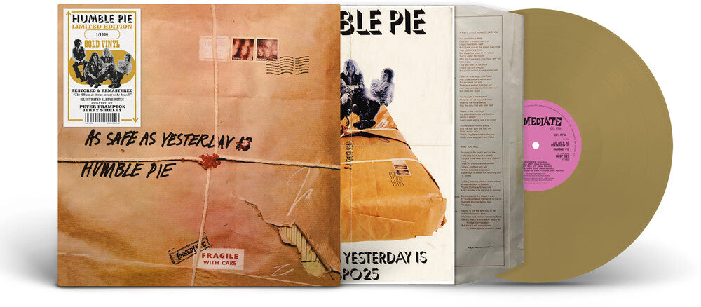 Humble Pie - As Safe As Yesterday Is LP (Gold)