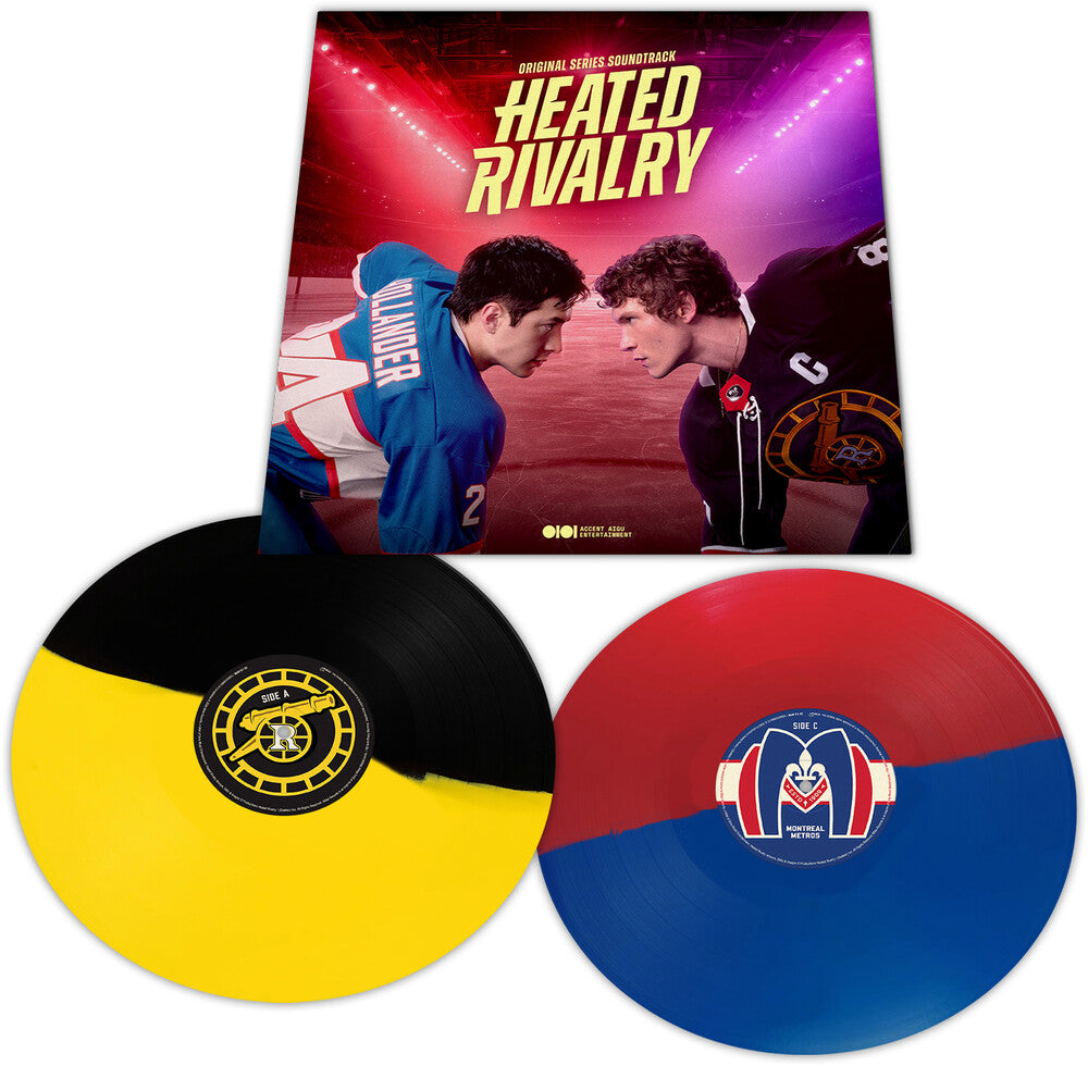 Heated Rivalry / O.S.T. - Heated Rivalry 2LP (Original Series Soundtrack, Blue/Red & Black/Yellow) (Preorder: Ships July 10, 2026)