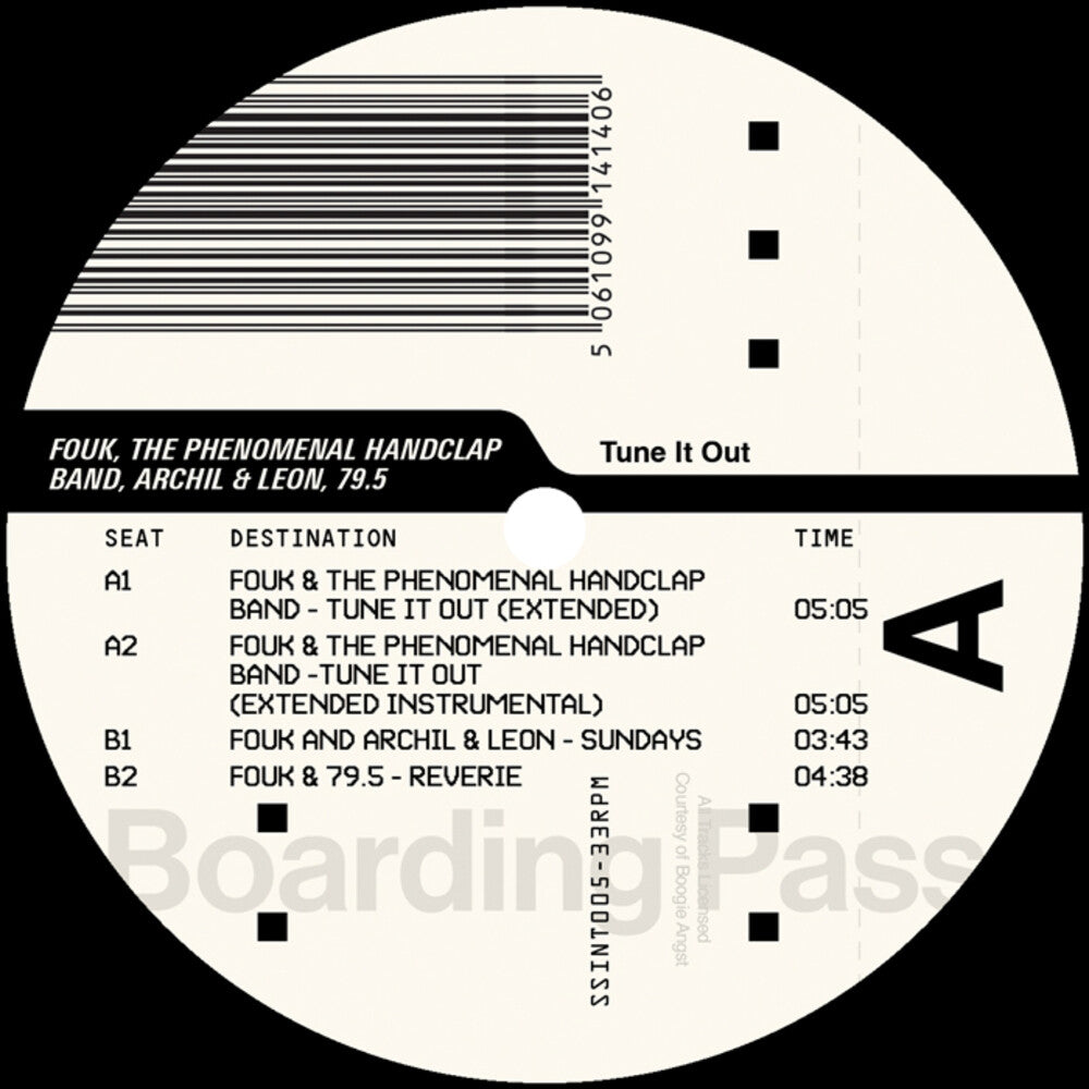 Fouk - Tune It Out Ep 12" (Preorder: Ships May 8, 2026)