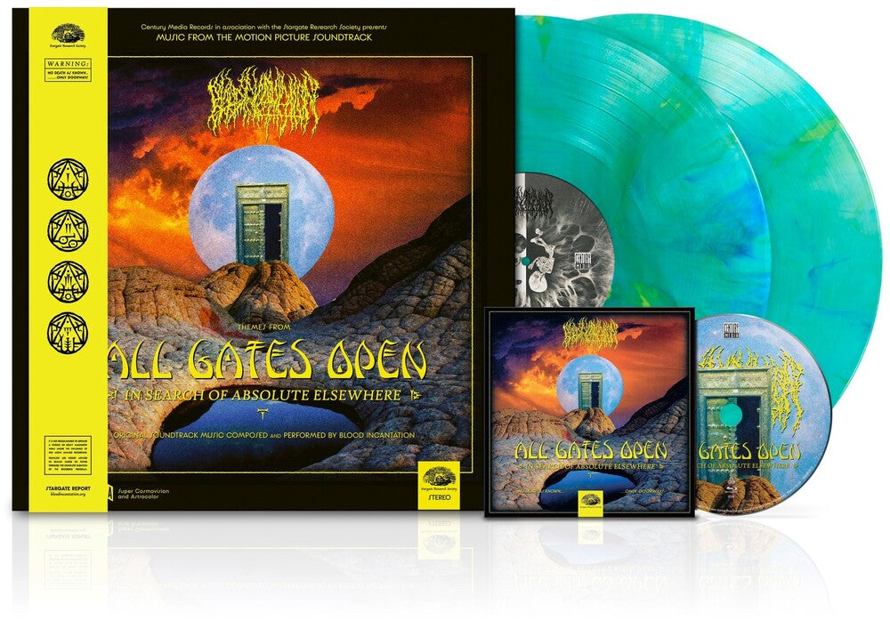 Blood Incantation - All Gates Open (Original Motion Picture Soundtrack, Indie Exclusive Algae Vinyl with Blu Ray) (Preorder: Ships June 5, 2026)