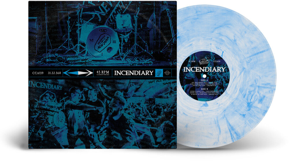 Incendiary - Product of New York LP (Indie Exclusive Clear w/ Cyan Marble) (Preorder: Ships June 26, 2026)