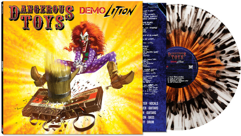 Dangerous Toys - Demolition LP (Black Clear Orange Haze Splatter) (Preorder: Ships June 12, 2026)