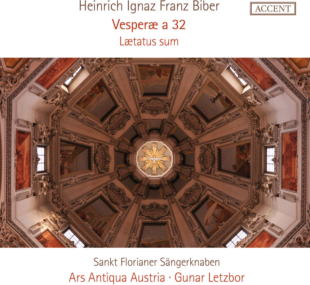 Ars Antiqua Austria / Gunar Letzbor - Heinrich Ignaz Franz Biber: Vesperae A 32 CD (Preorder: Ships July 17, 2026)