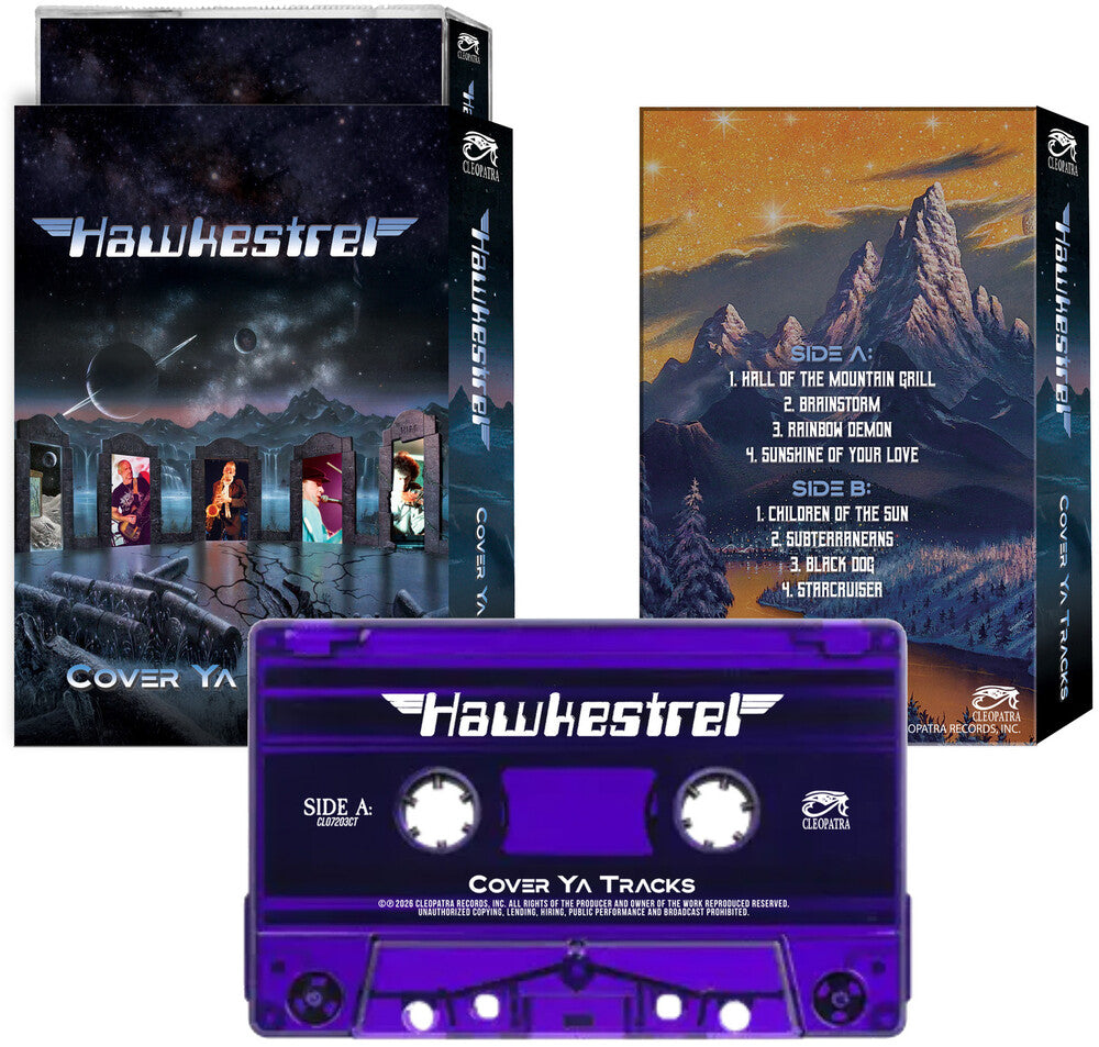 Hawkestrel - Cover Ya Tracks Cassette (Preorder: Ships July 10, 2026)