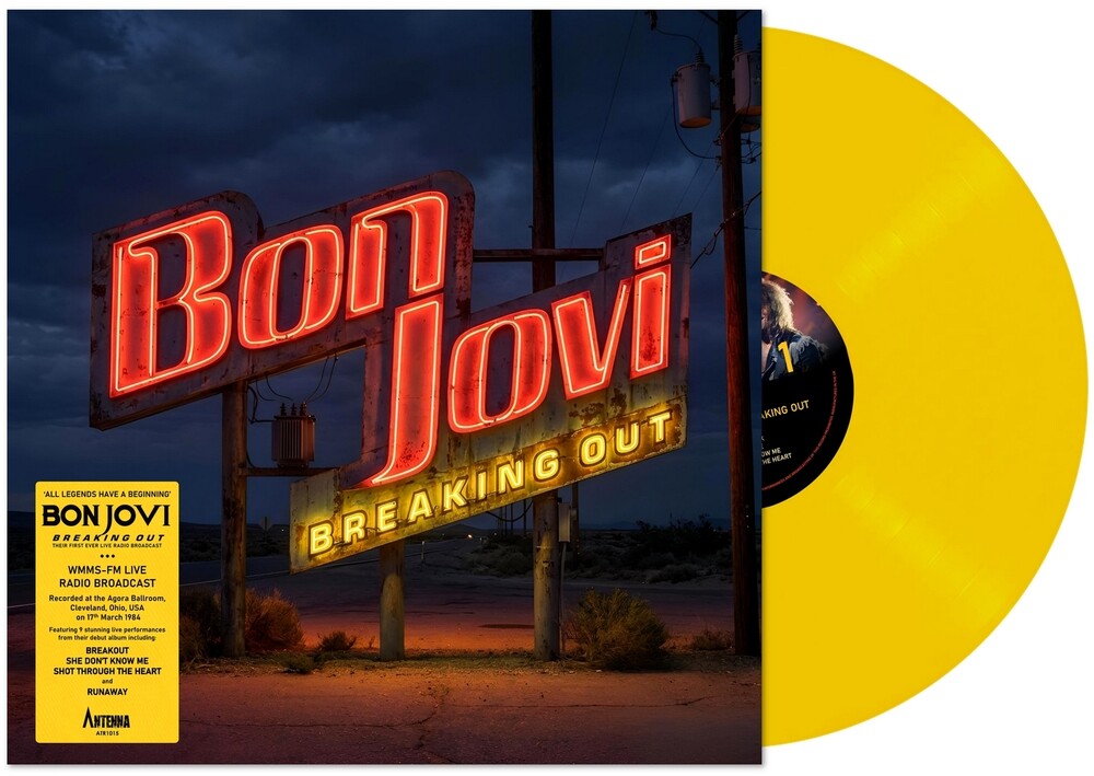 Bon Jovi - Breaking Out LP (Indie Exclusive, Colored, Limited Edition, Indie Exclusive) (Preorder: Ships August 21, 2026)