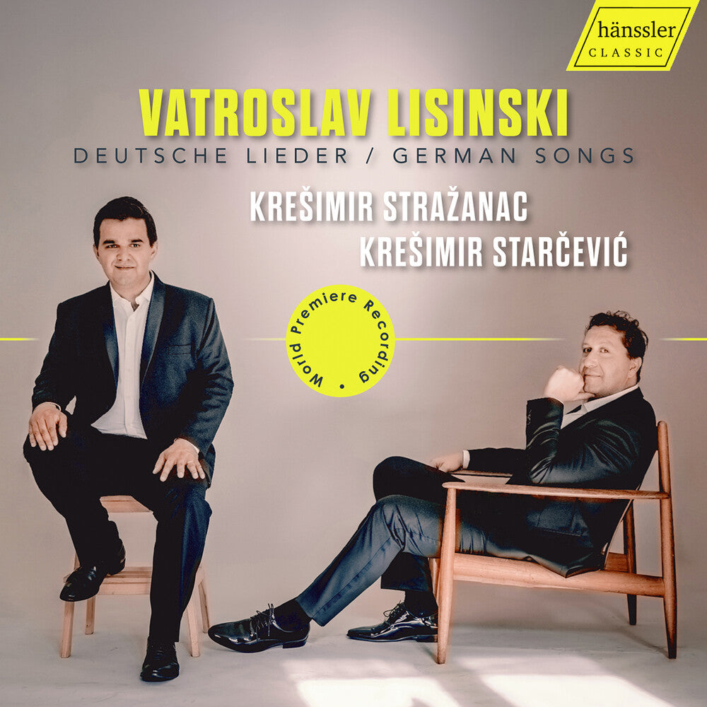 Kresimir Strazanac - Lisinski: Deutsche Lieder CD (Preorder: Ships August 7, 2026)