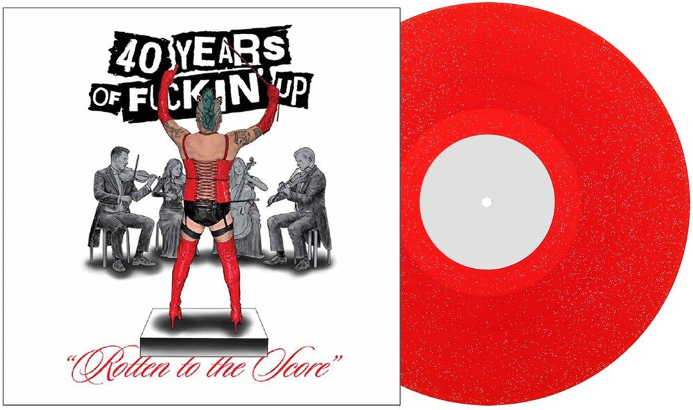 Fat Mike - Rotten to the Score: The 40 Years of Fuckin' Up Original Score LP (Transparent Red with Silver Glitter ) (Preorder: Ships August 28, 2026)