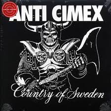 Anti Cimex - Absolut Country Of Sweden LP (Red & White Splatter Colored Vinyl, United Kingdom)