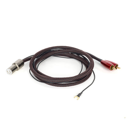 AudioQuest Golden Gate Turntable RCA Cable with Ground Wire - 4.92 ft. (1.5m)