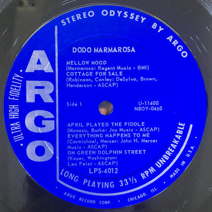 Dodo Marmarosa - Dodo's Back (LP) (Very Good Plus (VG+)) USED