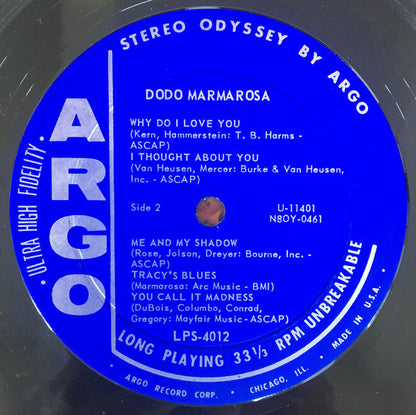 Dodo Marmarosa - Dodo's Back (LP) (Very Good Plus (VG+)) USED