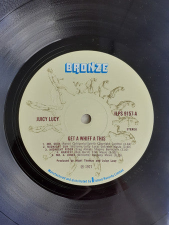 Juicy Lucy - Get A Whiff A This (LP) (Near Mint (NM or M-)) USED