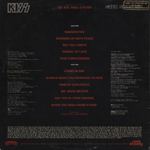 Kiss, Gene Simmons - Gene Simmons (LP) (Very Good Plus (VG+)) USED