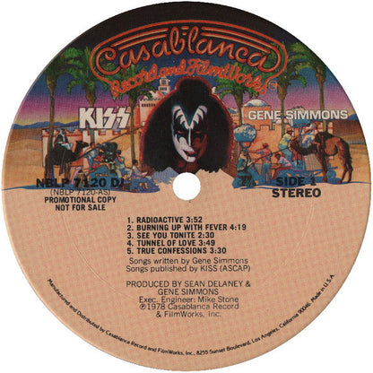 Kiss, Gene Simmons - Gene Simmons (LP) (Very Good Plus (VG+)) USED