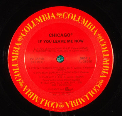 Chicago  - If You Leave Me Now (LP) (Mint (M)) USED