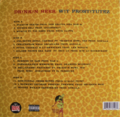 Da Buze Bruvaz - Drinkin' Beer Wit Prostitutez (2xLP) (Near Mint (NM or M-)) USED