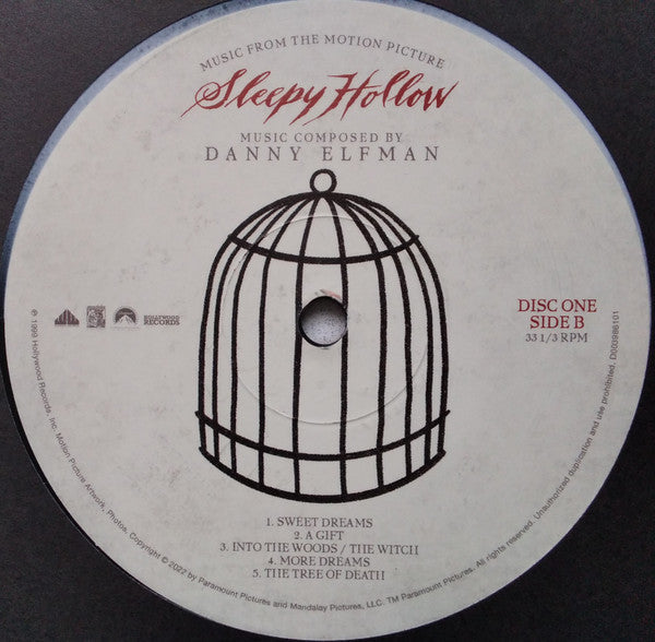 Danny Elfman - Sleepy Hollow (Music From The Motion Picture) (2xLP) (Mint (M)) USED