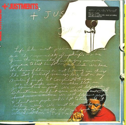 Bill Withers ‚Äì +'Justments (Music On Vinyl, 180g, Audiophile)