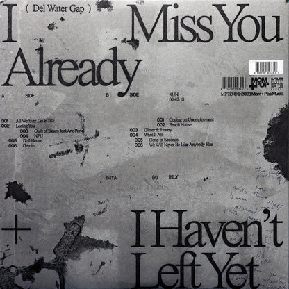 Del Water Gap - I Miss You Already + I Haven’t Left Yet (Used Vinyl)