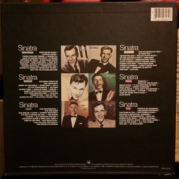 Frank Sinatra - The Voice (The Columbia Years 1943-1952) (6xLP) (Mint (M)) USED