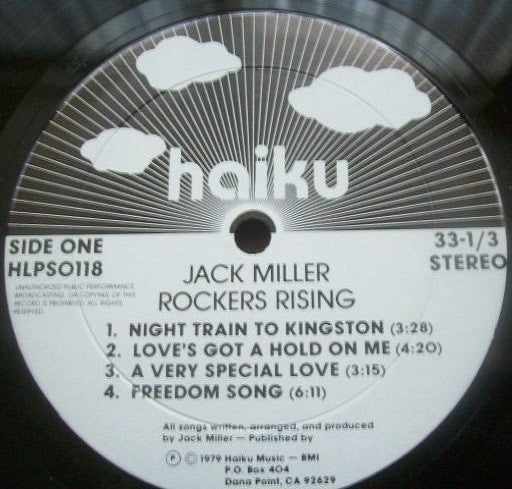 Jack Miller  - Rockers Rising (LP) (Mint (M))