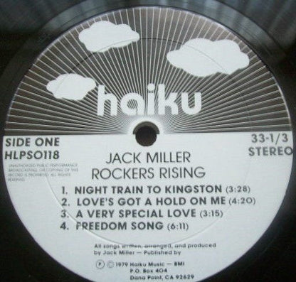 Jack Miller  - Rockers Rising (LP) (Mint (M))