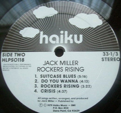 Jack Miller  - Rockers Rising (LP) (Mint (M))