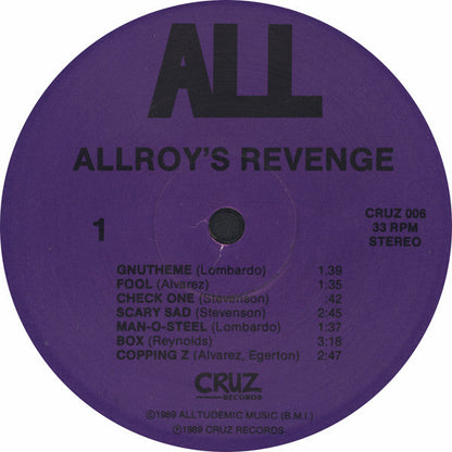ALL  - Allroy's Revenge (LP) (Very Good Plus (VG+)) USED