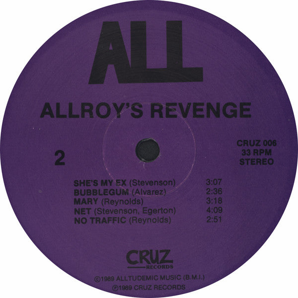 ALL  - Allroy's Revenge (LP) (Very Good Plus (VG+)) USED