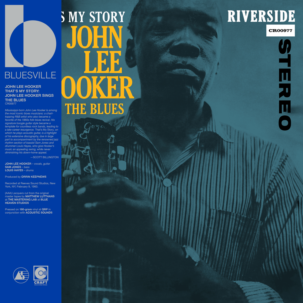 John Lee Hooker - That's My Story: John Lee Hooker Sings The Blues (Bluesville Acoustic Sounds Series) [180g Black Vinyl - paper wrapped]  LP