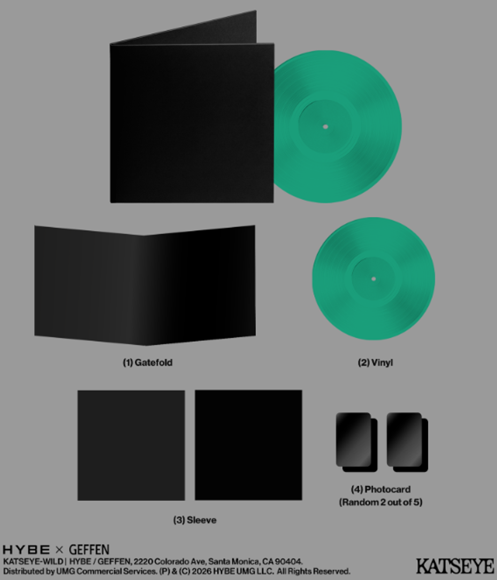 KATSEYE - WILD LP (Precious Jade) (Preorder: Ships August 14, 2026)