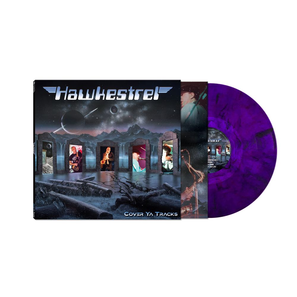 Hawkestrel - Cover Ya Tracks LP (Purple Marble) (Preorder: Ships July 10, 2026)