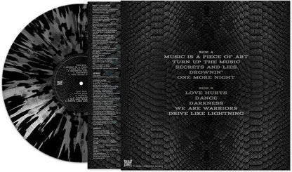 King Kobra - We Are Warriors - SILVER/BLACK SPLATTER LP (Colored Vinyl, Silver, Black, Splatter)